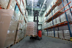 Interstate Cold Storage Warehouse Forklift