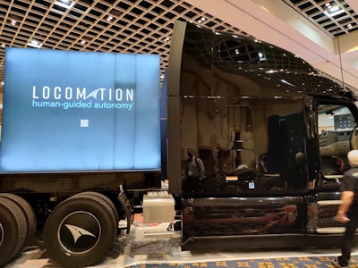 Locomotion showcases human-guided automated trucking.