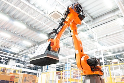 AS/RS help store raw materials and finished goods.