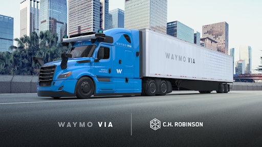 Waymo Via + C h Robinson