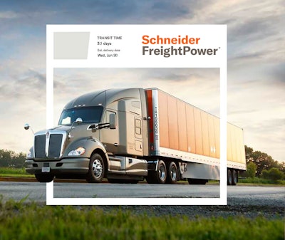 Schneider Hero Freightpower With Logo