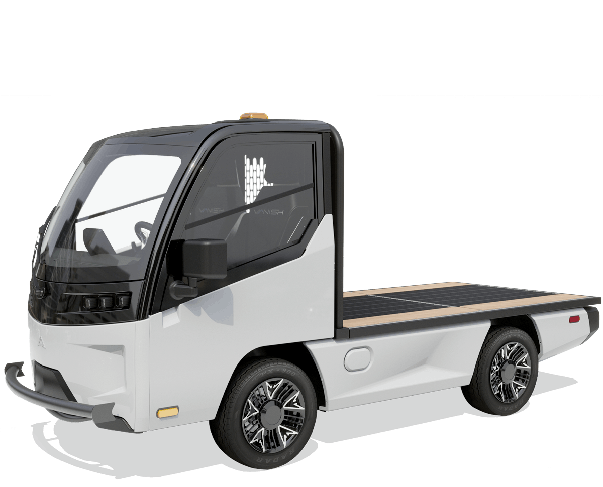 Configurable Electric Utility Vehicle with Food Box Food Logistics