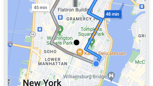 Google Maps Eco Friendly Routes