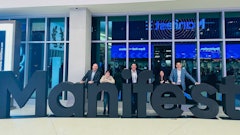 The Supply Chain team at Manifest (left to right): Brian Hines, account executive; Alexis Mizell-Pleasant, managing editor; Jason DeSarle, brand director; Marina Mayer, editor-in-chief; Jay Gagen, account executive.