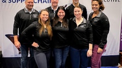 The Food Logistics and Supply & Demand Chain Executive team at their booth.