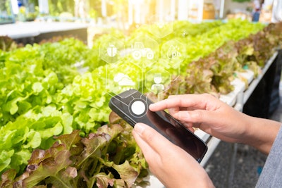 Artificial intelligence helps farmers operate smart farms.