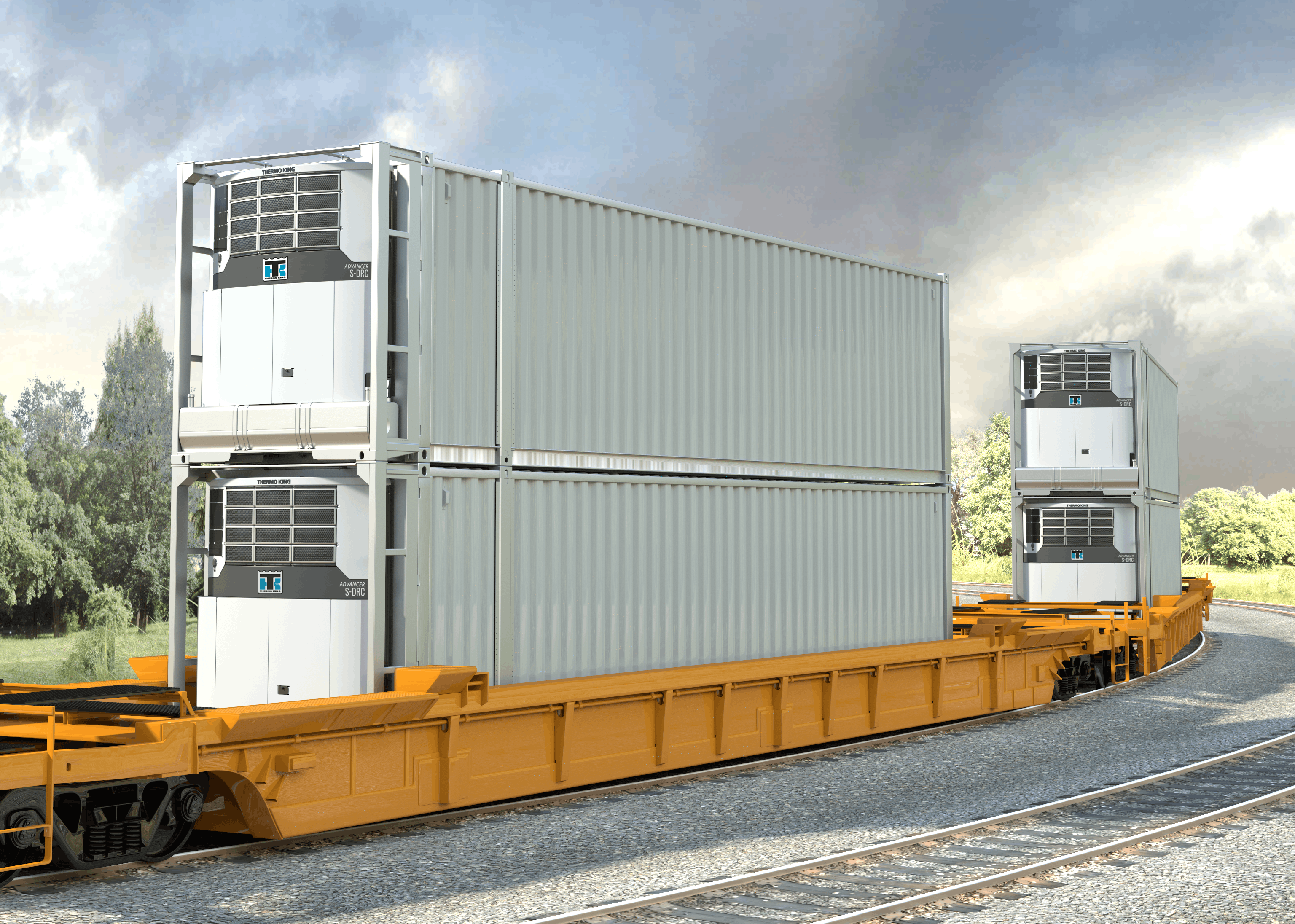 Ultra-Low Emission Trailer Refrigeration Unit for Cargo Rail and Intermodal