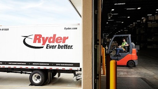 Ryder Truck Fork Lift