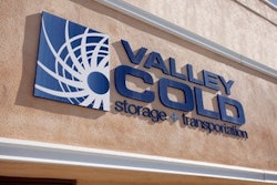 V Alley Cold Storage Sign