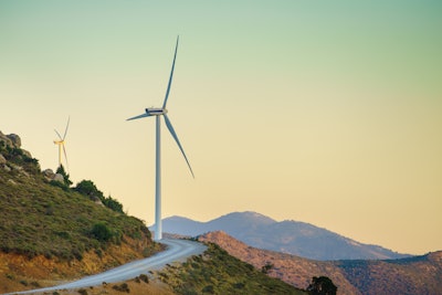 Wind turbines provide energy alternative.