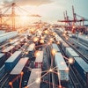 Digital connection in logistics.