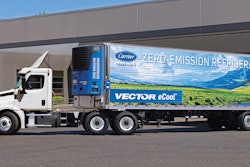 Carrier Transicold Vector E Cool Tru At Loading Dock