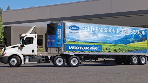 Carrier Transicold Vector E Cool Tru At Loading Dock