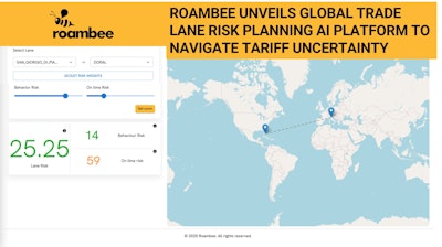 Roambee Unveils Global Trade Lane Risk Platform