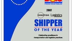 Dole Fresh Vegetables named as the 007 NASSTRAC Shipper of the Year.