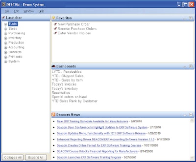 Deacom Menu