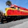 Florida East Coast Railway’s 703 locomotive receives matching Heritage paint scheme as on the 2011 FEC 714 locomotive.