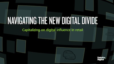 Deloitte’s latest study, “The New Digital Divide: The Future of Digital Influence in Retail.”