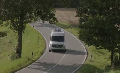 The Vision Van’s rooftop serves as a launch and landing pad for Matternet’s new Matternet M2 drones.