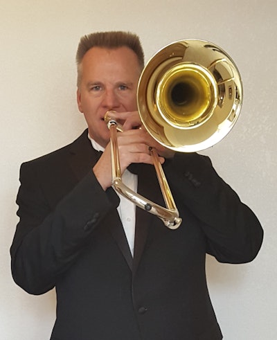 Hank Canitz learned to play trombone when he was 10 years old.