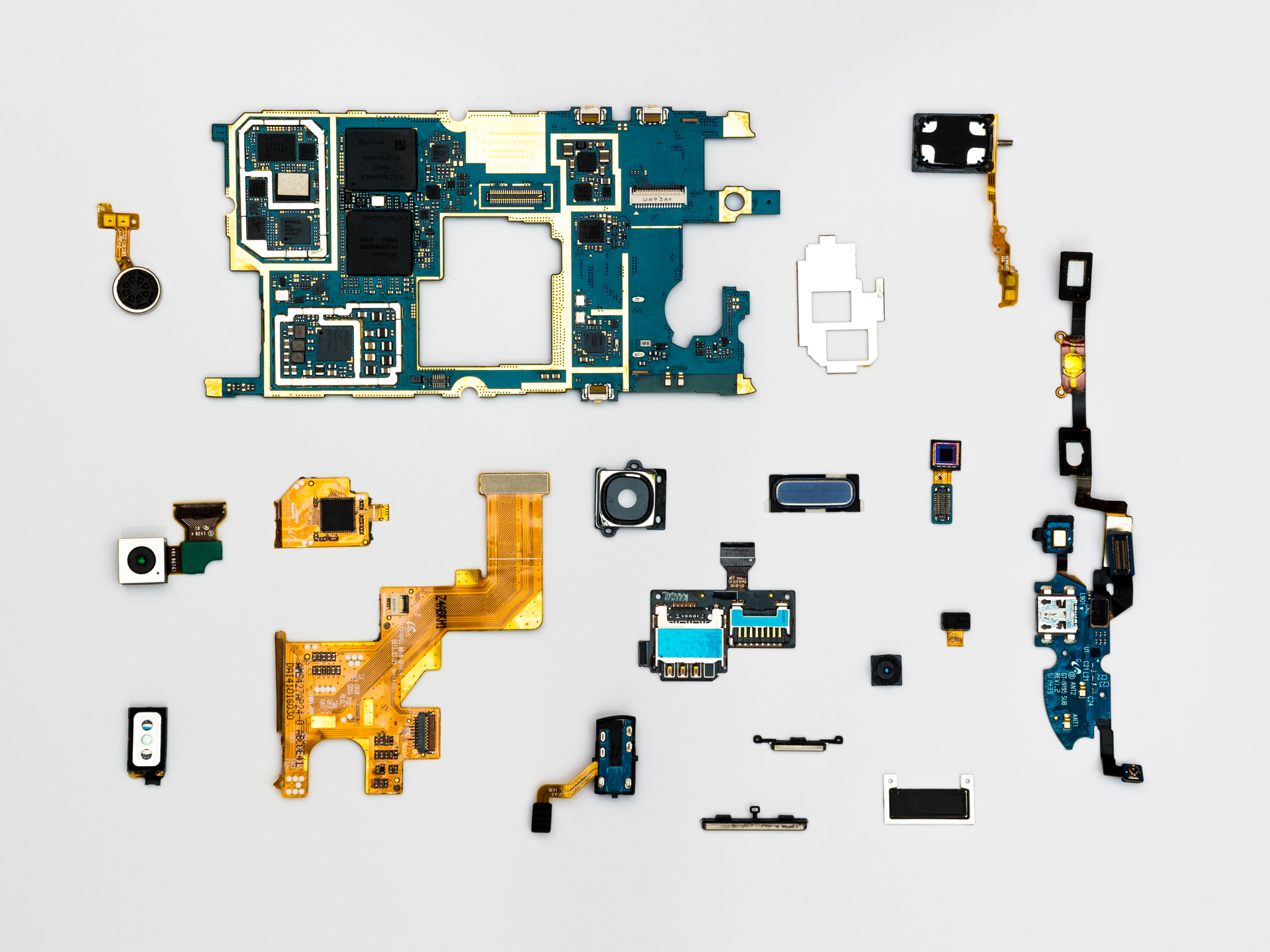 Blue And Yellow Phone Modules 1476321