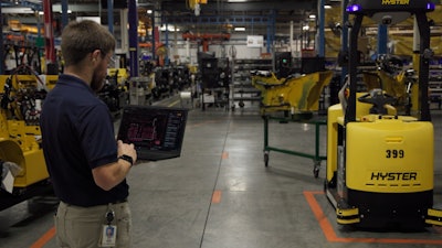 Hyster Automated Tow Tractor Video Grab