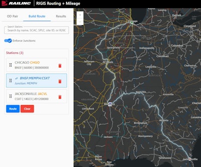 Railinc Rigis Routing
