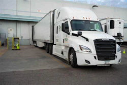Fresh Freight Semi Truck Loading