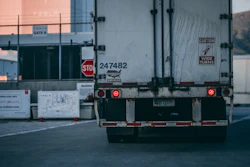 Stock Truck On Road