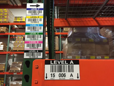 Vertical labels