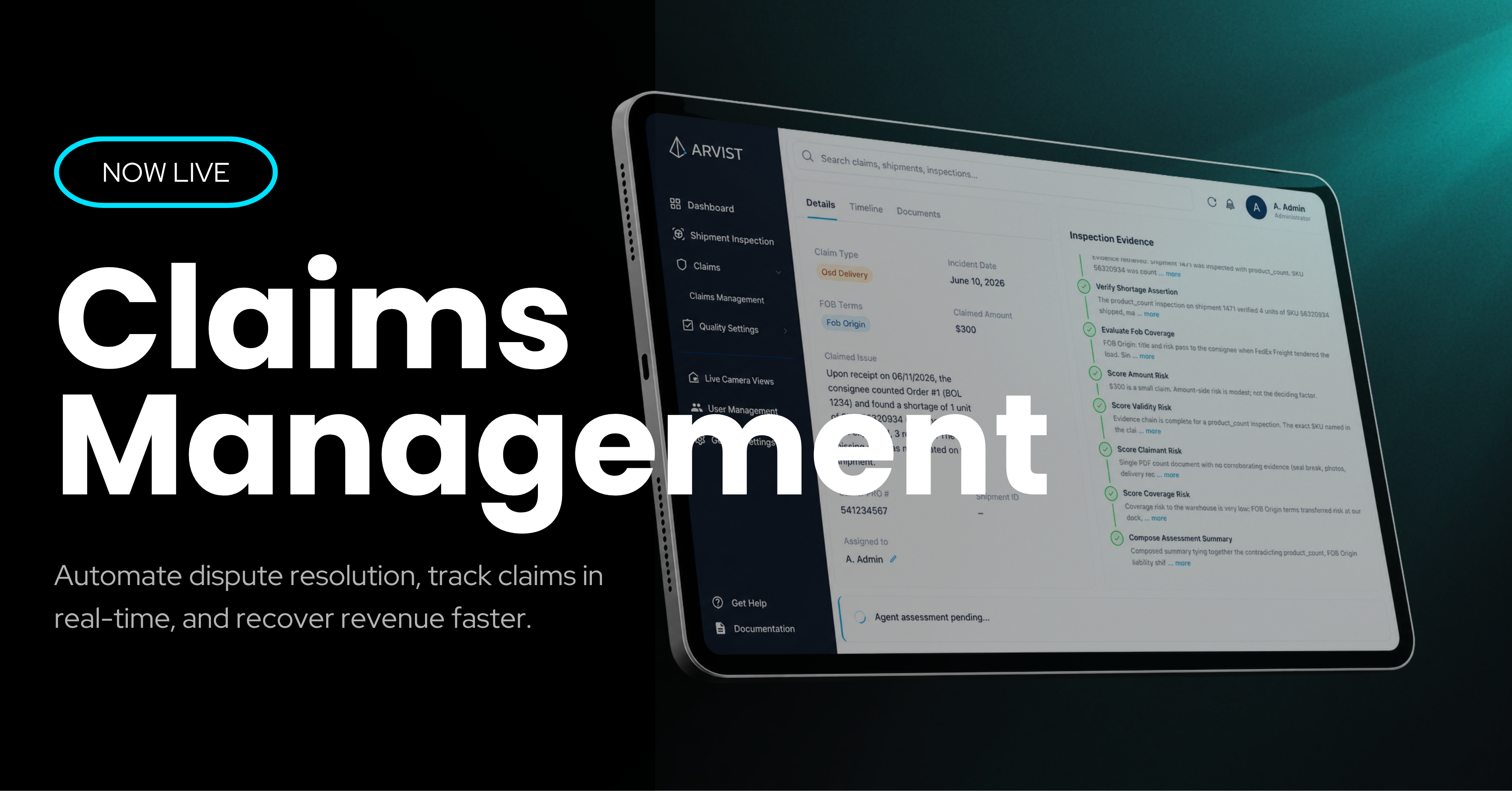 Arvist Claims Management Launch Graphic (1)