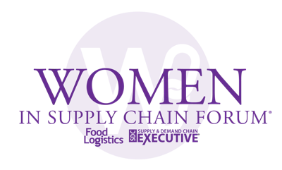 Women in Supply Chain Forum logo with Food Logistics and Supply & Demand Chain Executive partnership